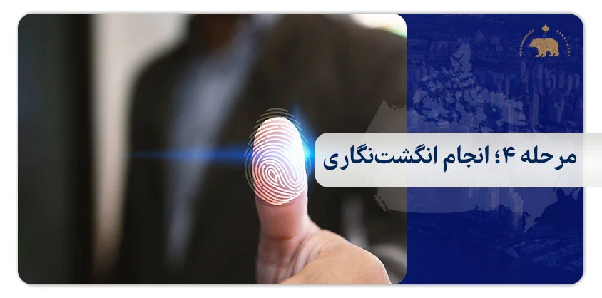 نجام انگشت‌نگاری برای مهاجرت به کانادا